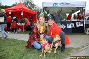 Dvě  fešandy a pejskové sobě podobní 